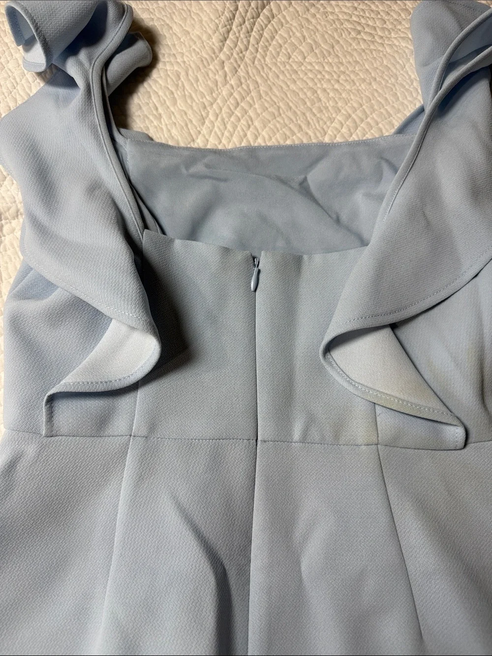 BCBGeneration Baby Blue Ruffle Mini Dress - Picture 7 of 12